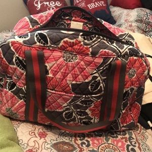 Vera Bradley weekender bag.